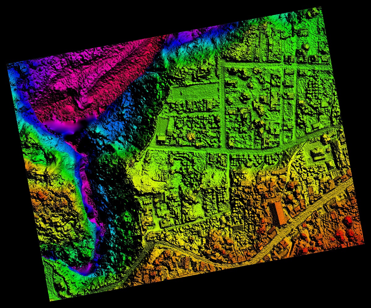 Aerial Orthorectified, Orthorectification Digital Elevation Model